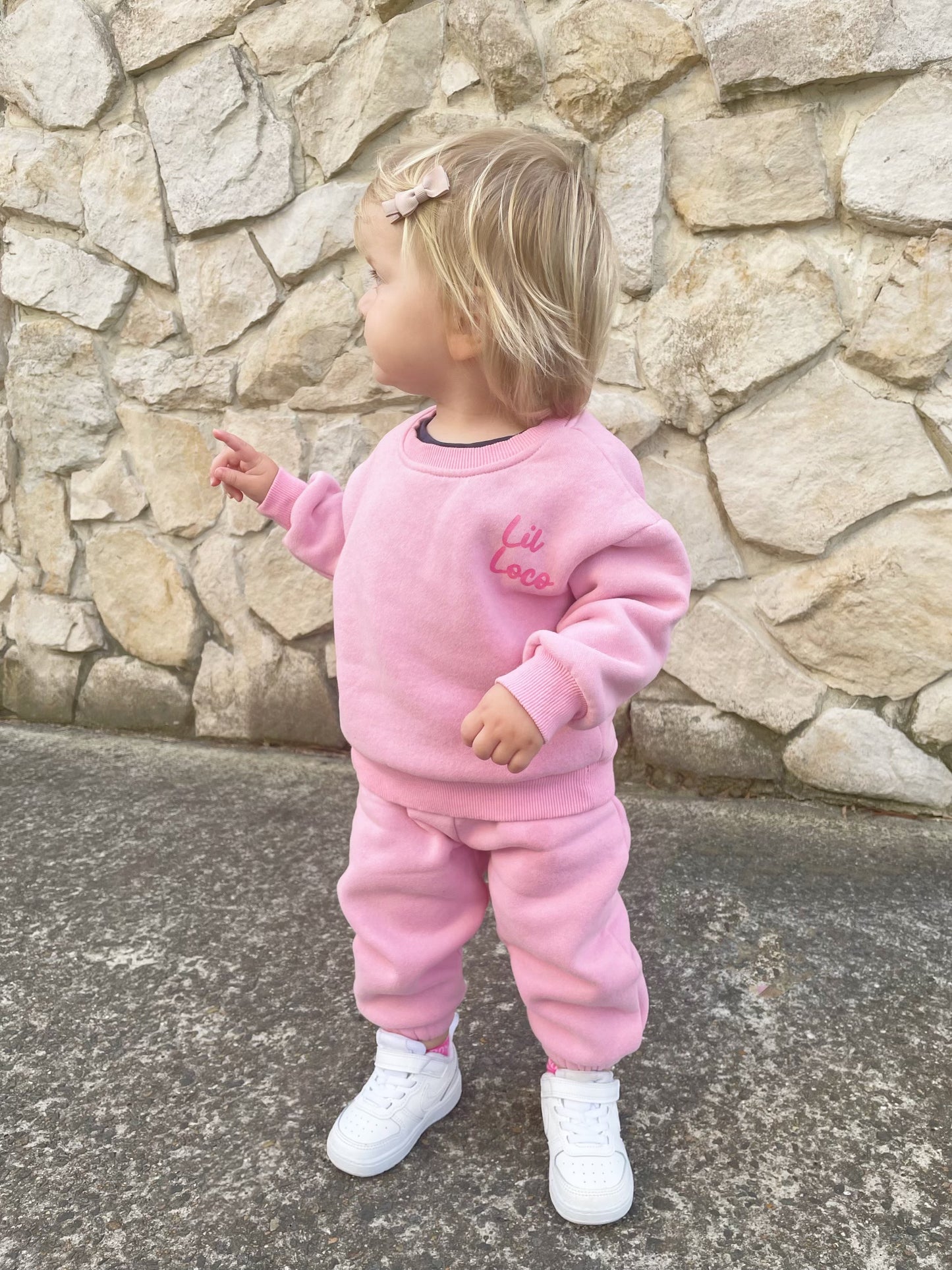 TRACKSUIT SET BUBBLEGUM PINK